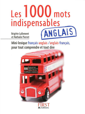 cover image of 1000 mots indispensables en anglais